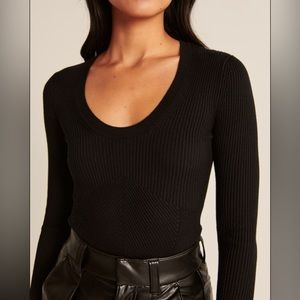 Abercrombie - Scoop Neck Sweater Bodysuit- Size Small